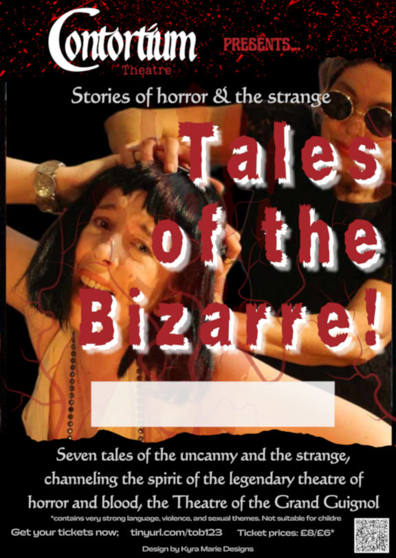 draft poster for Tales of the Bizarre, Thursday 30th March 2023